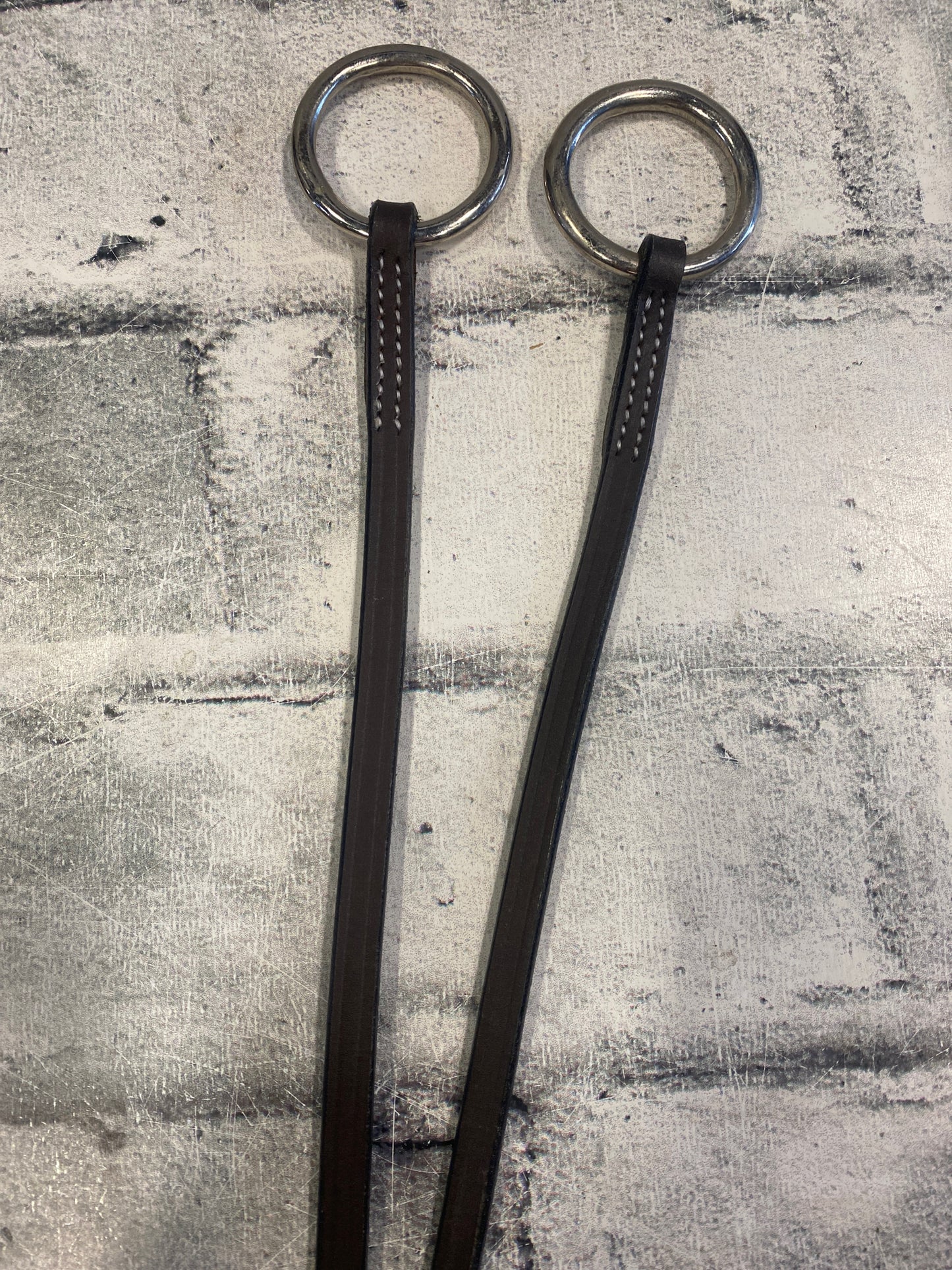 Flat Leather Running Martingale Brown F