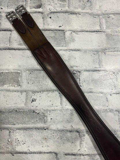 52" Americana Leather Girth Brown w/ One Side Elastic