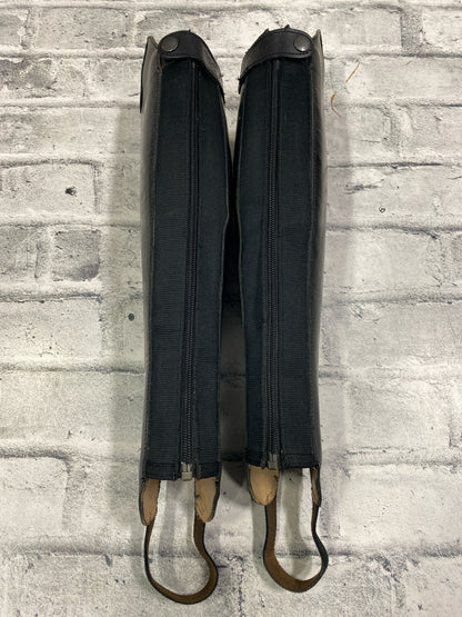 Jodz Half Chaps Black H 16" C 14"