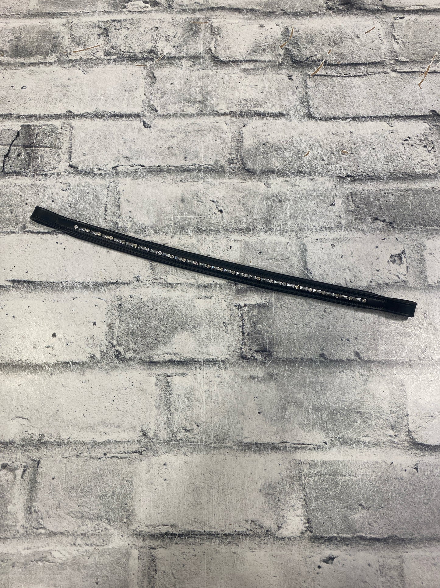 16" Browband Black w/ Bling