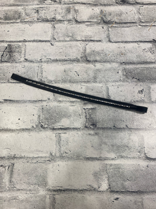 16" Browband Black w/ Bling