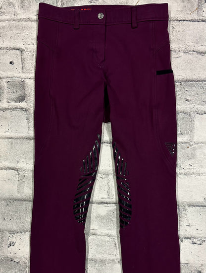 Elation Red Label KP Grip Breeches Burgundy 28