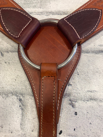 Basketweave Breast Collar Medium Oil