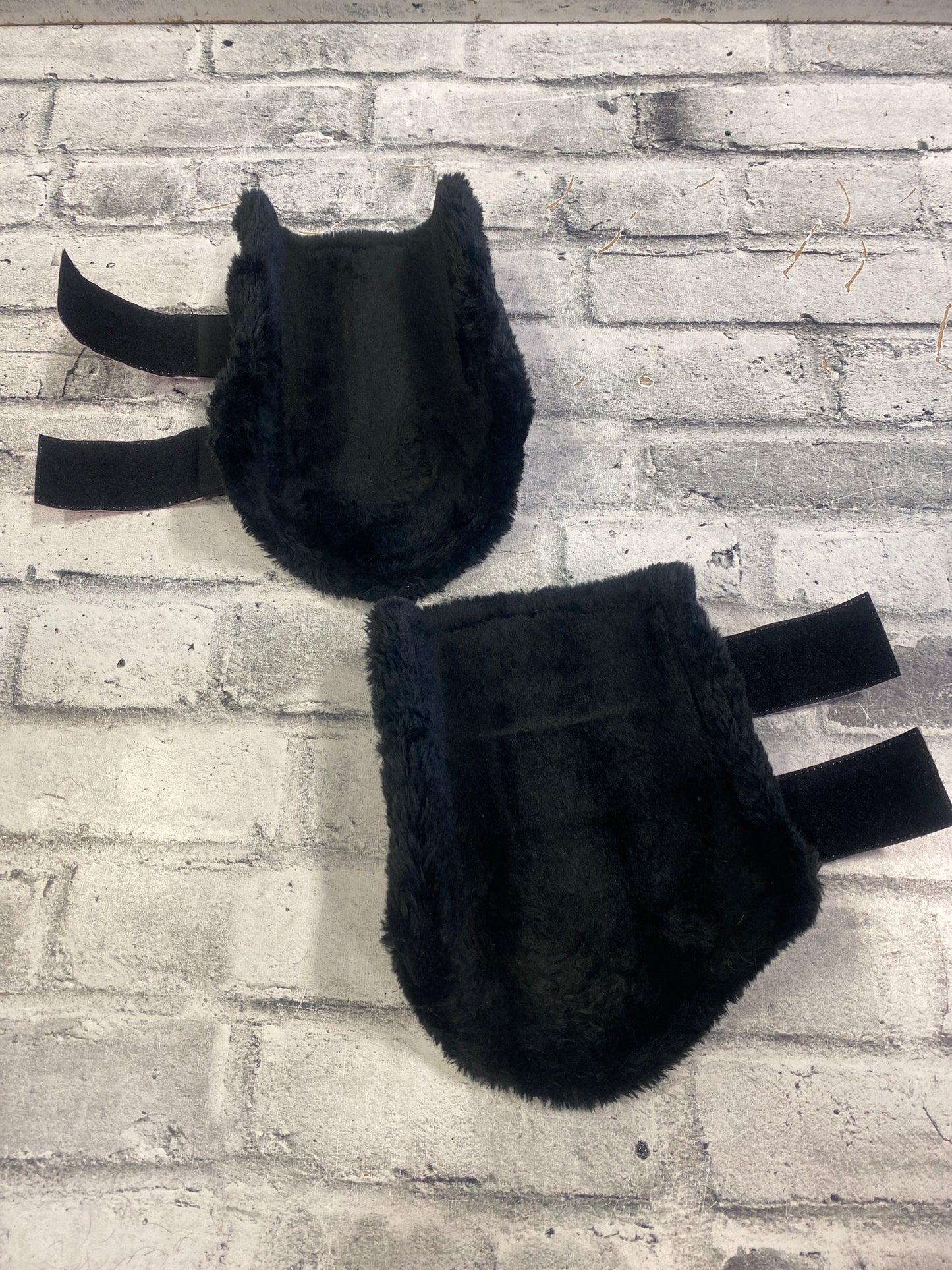 Brushing Boots Pink/Black Cob