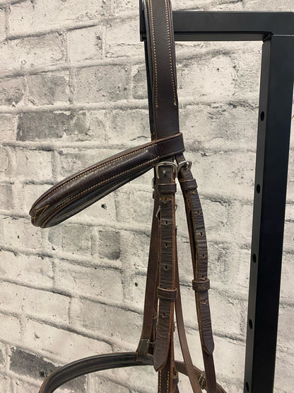 Fancy Stitch Hunter Bridle Brown F