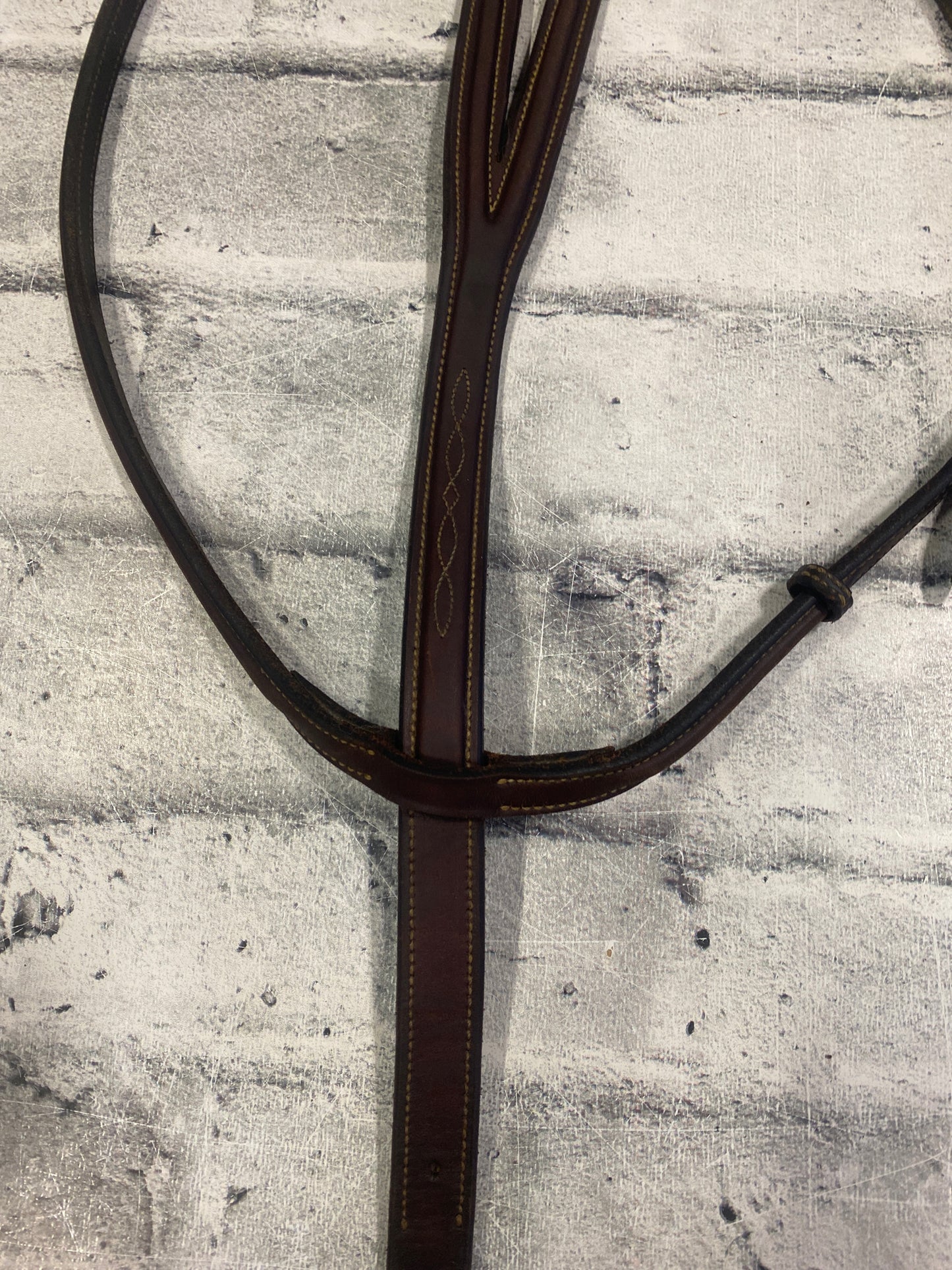 Edgewood Fancy Stitch Raised Running Martingale F