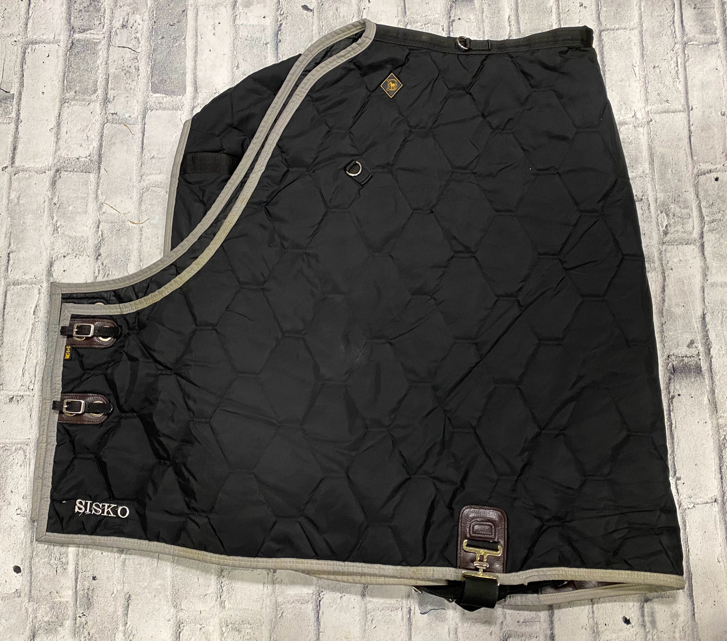 78" Big D Quilted Stable Blanket Black