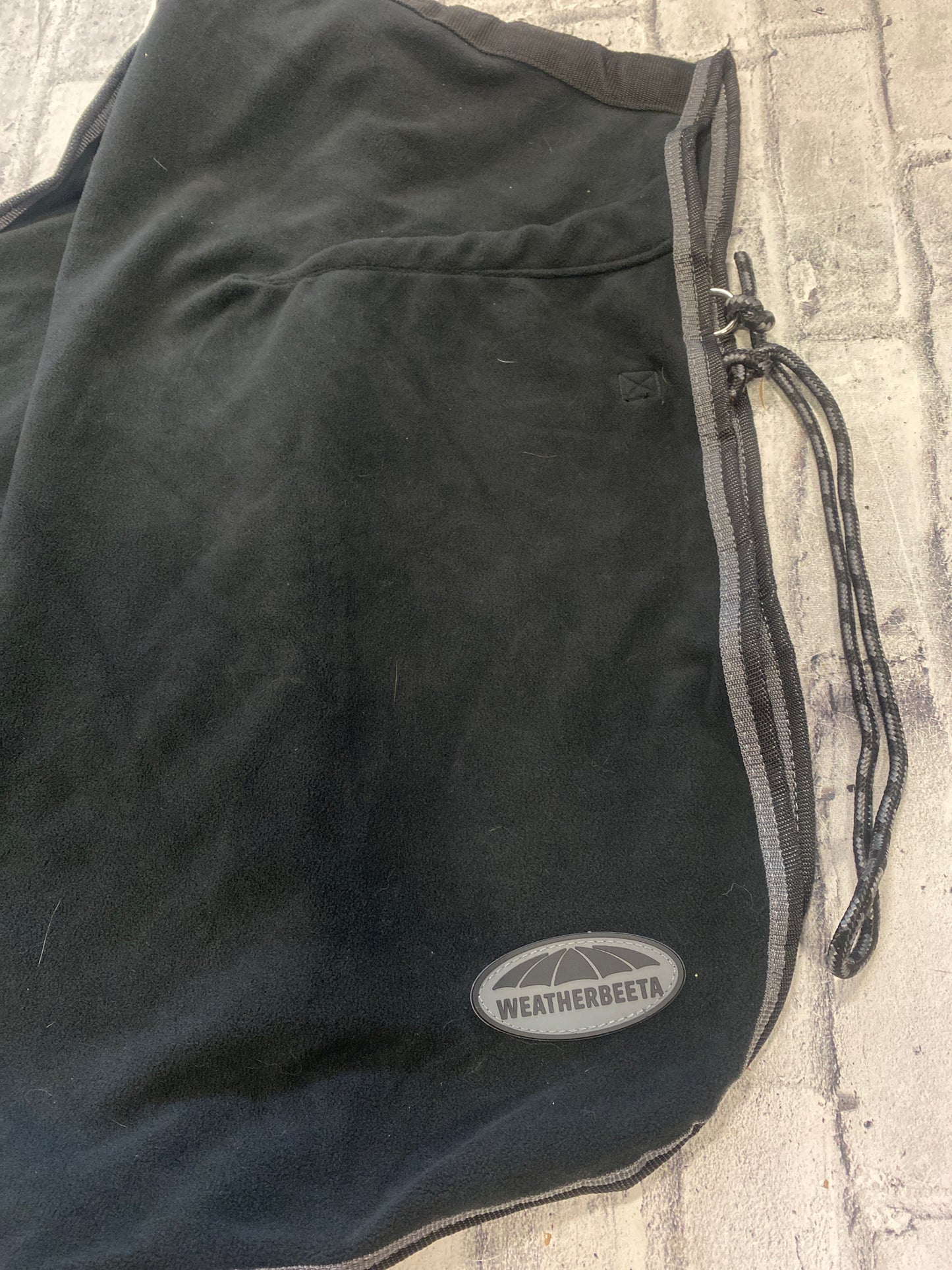 Weatherbeeta Keyhole Fleece Quarter Sheet Black F