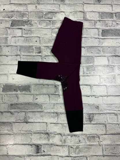 Elation Red Label KP Grip Breeches Burgundy 28