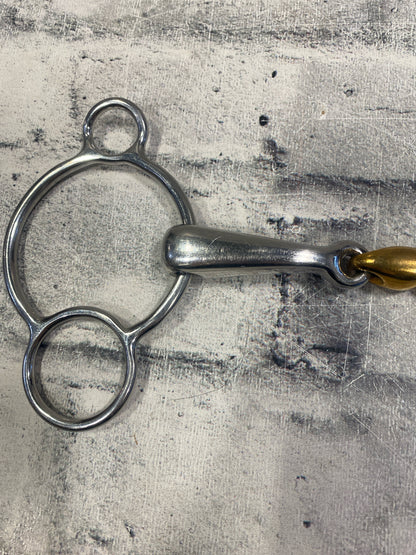 6" Stubben 3 Ring Gag w/ Lozenge