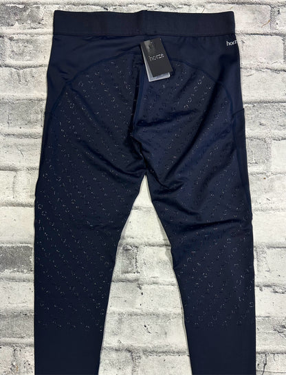 Horze FS Pull On Breeches Navy 32 NEW