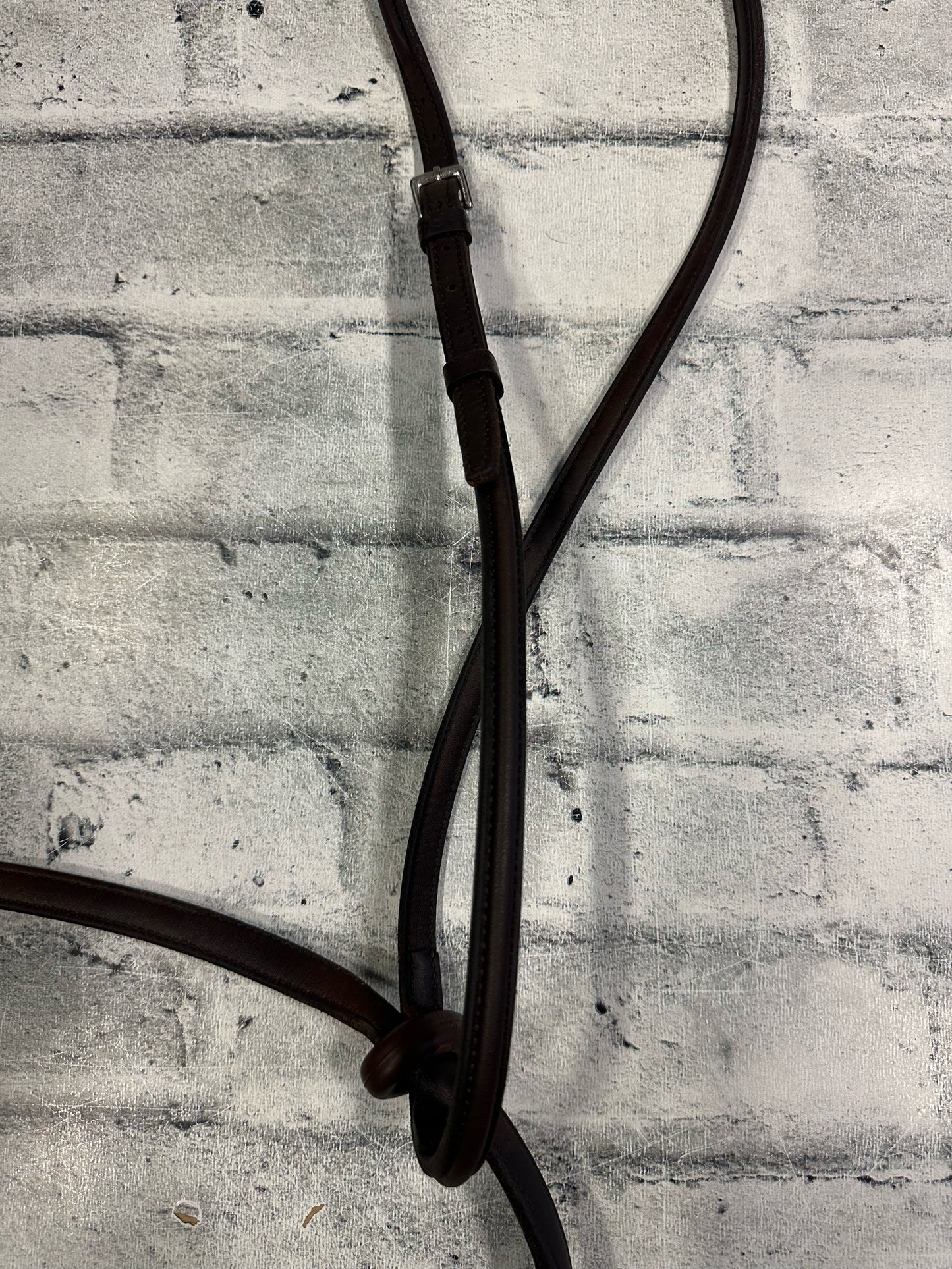 Stubben Fancy Stitched Standing Martingale Brown F