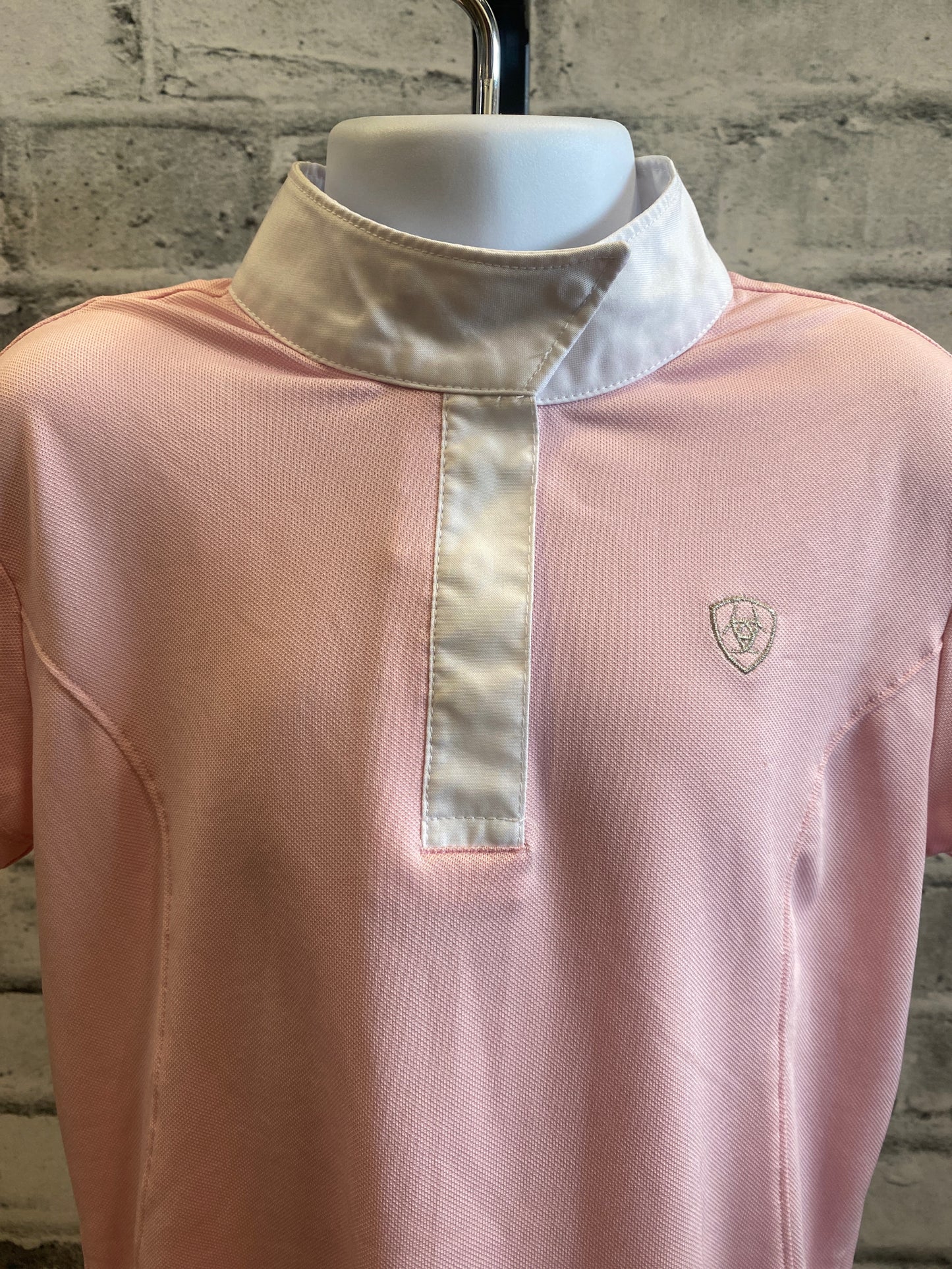 Ariat Pro Series SS Show Shirt Pink Childens 8