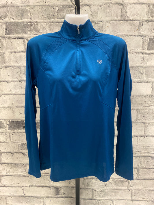Ariat Tech LS 1/4 Zip Cobalt Blue M