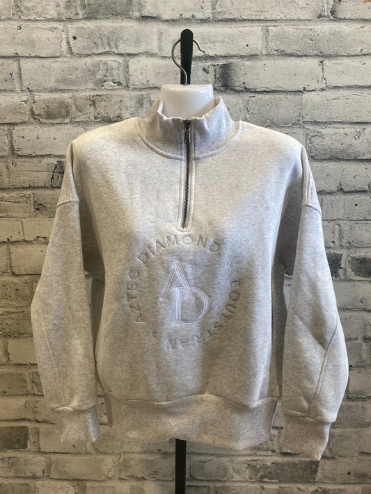 Aztec Diamond Equestrian 1/2 Zip Sweater Grey M
