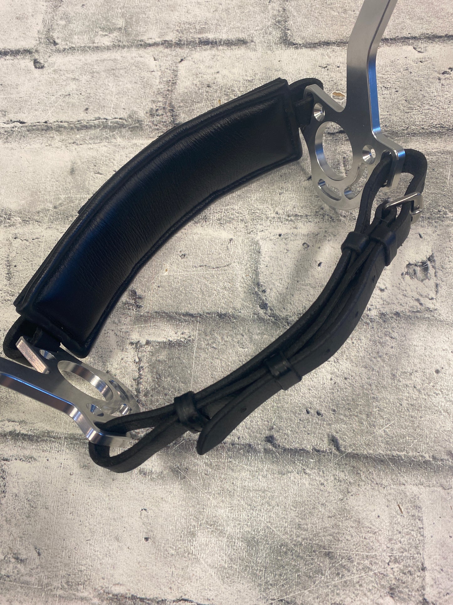 Jin Stirrup Hackamore Silver/Black F
