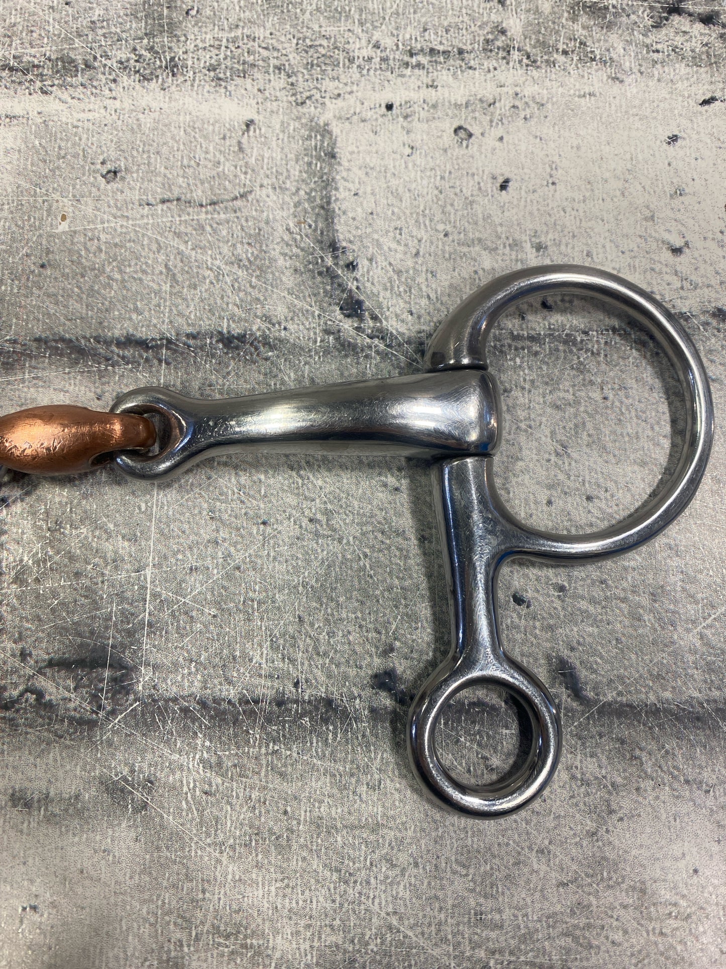 6" Hanging Cheek Bit w/ Copper Lozenge