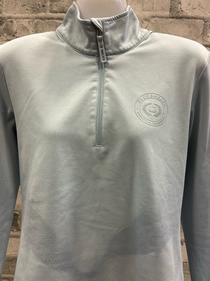 PS of Sweden LS 1/4 Zip Pale Blue M
