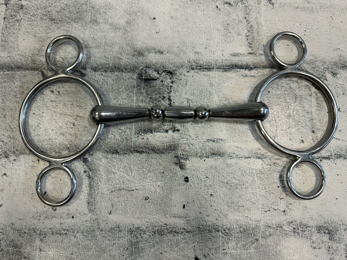 5" 2 Ring Gag Bit