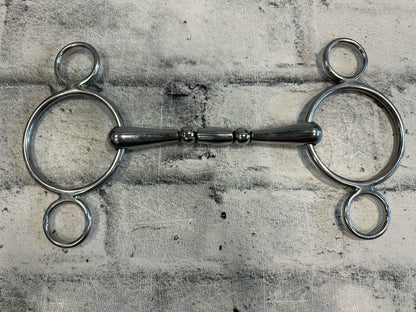 5" 2 Ring Gag Bit