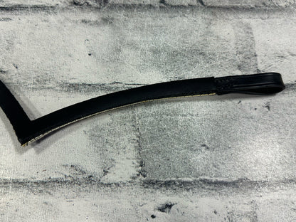 15" Equiture Swaroski Deep Saphire/White Gold Wave Browband