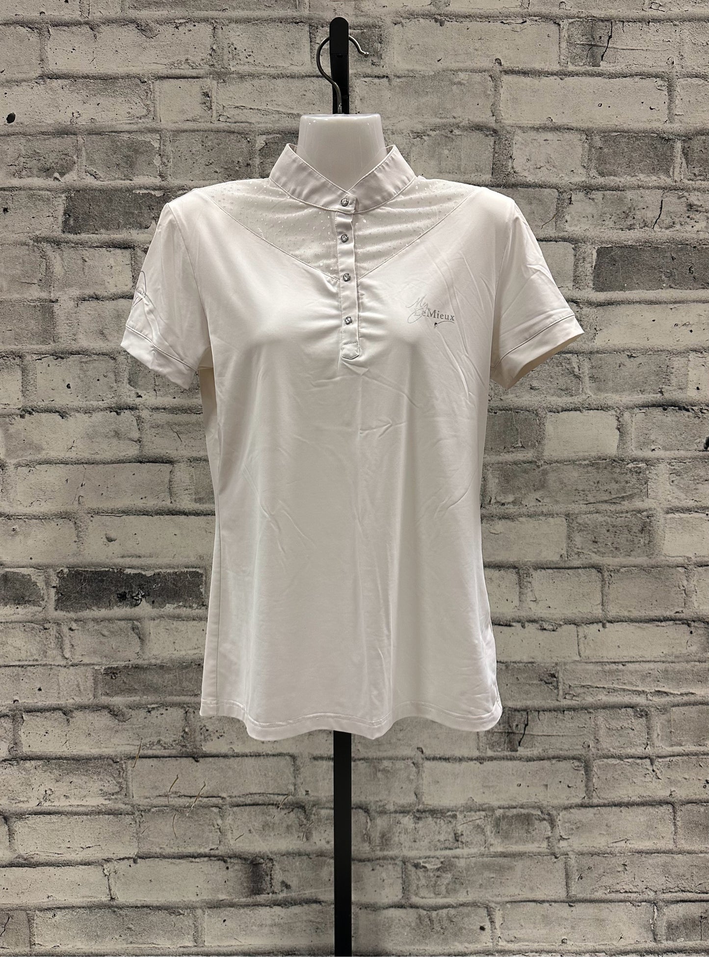 Le Mieux SS Show Shirt w/Mesh Detail L (EU 44)