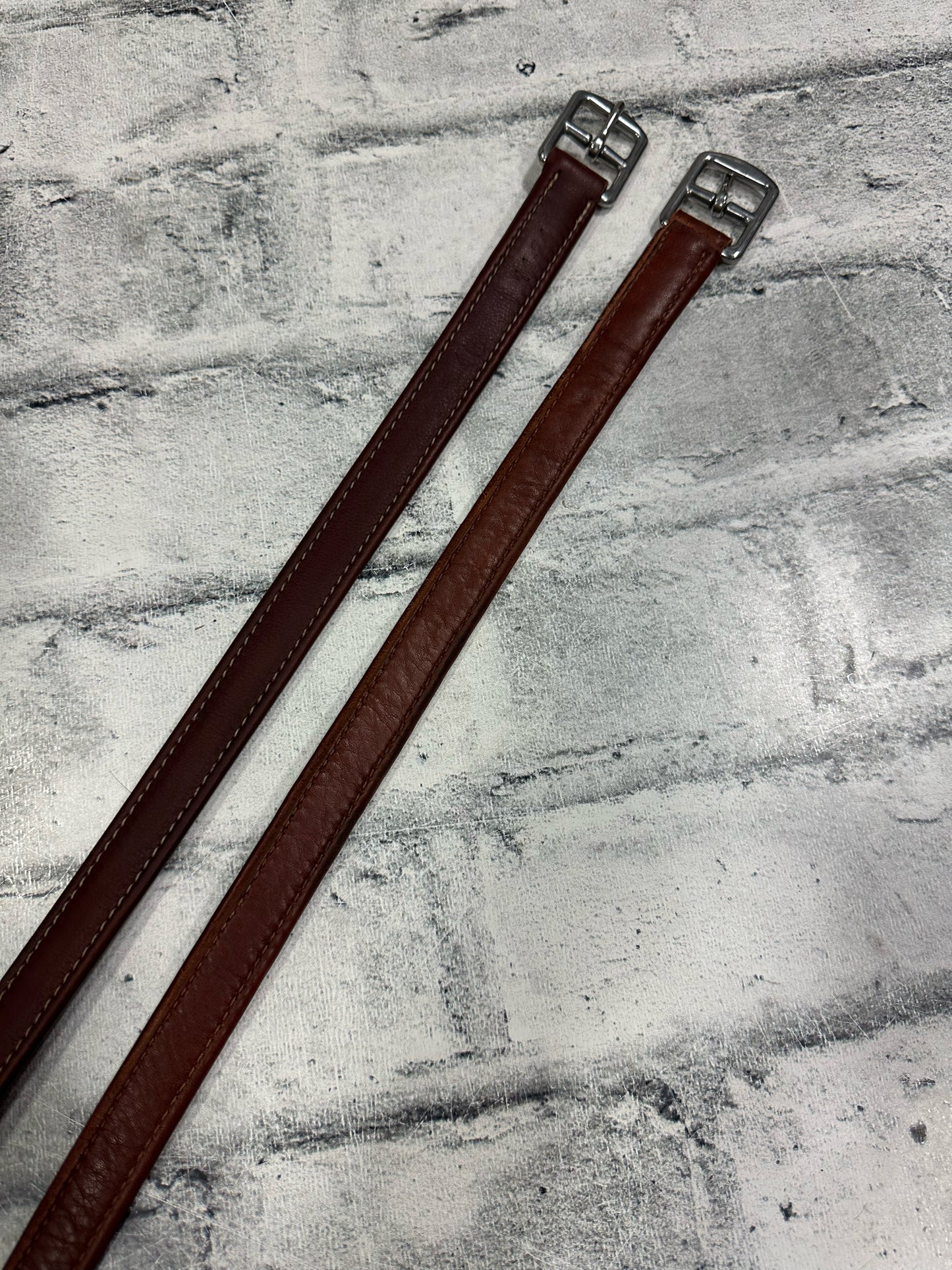 46" CWD Stirrup Leathers Brown