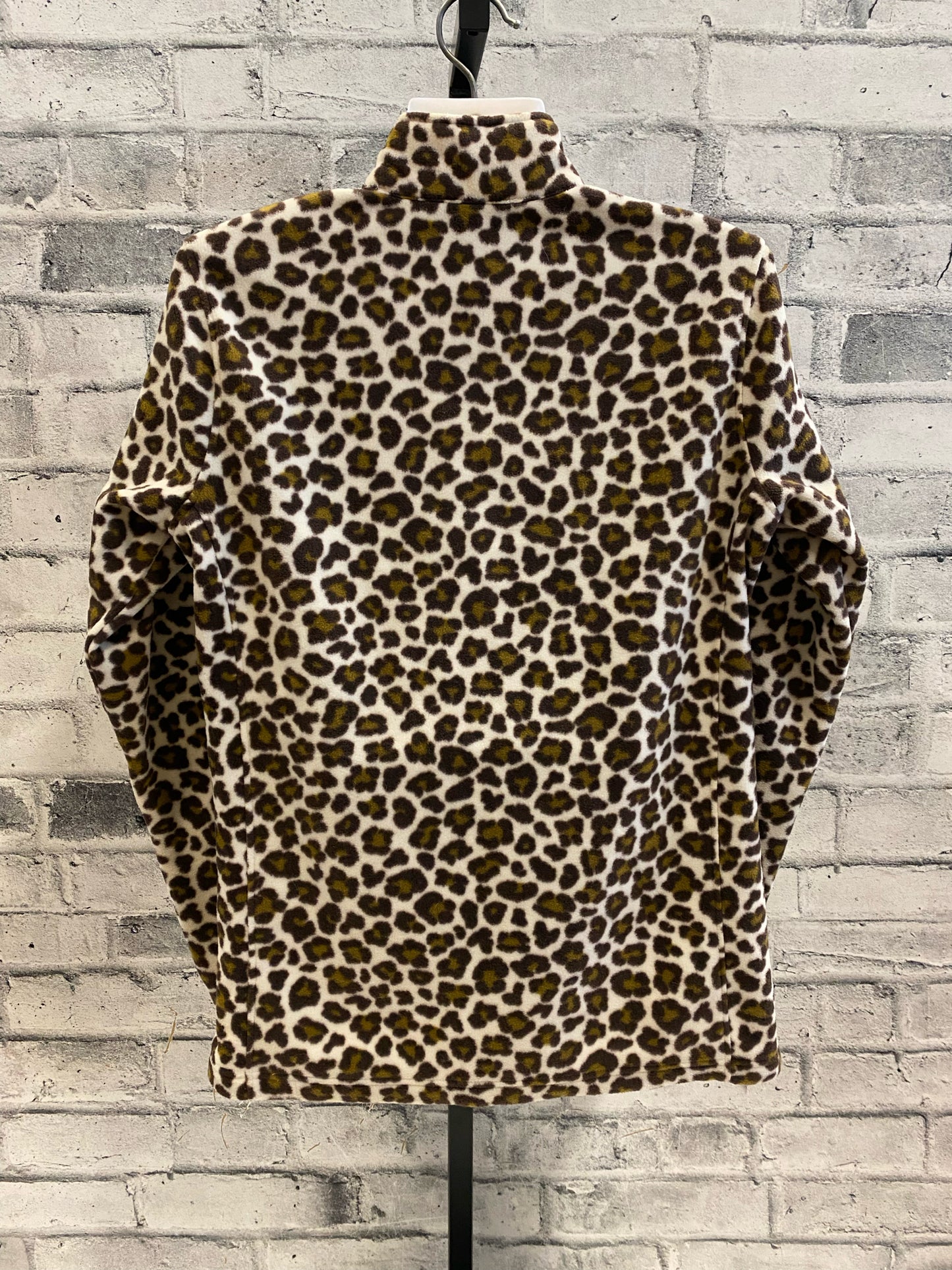 Ariat Leopard Fleece 1/4 Zip Sweater M