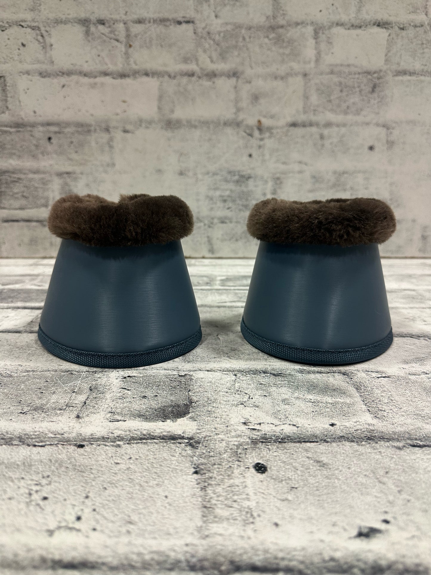 Eskadron Fuzzy Bell Boots Blue M
