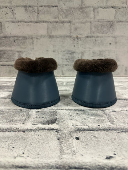 Eskadron Fuzzy Bell Boots Blue M