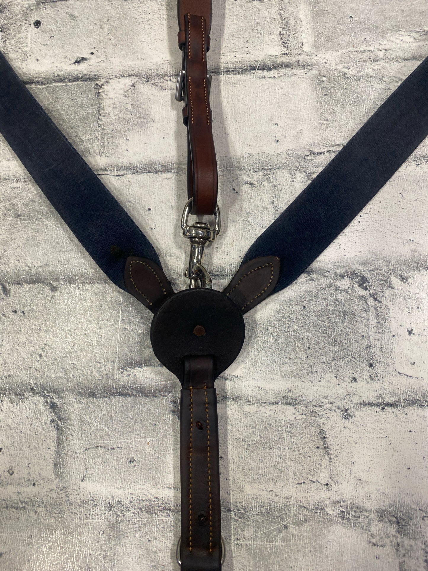 Antares Elastic Breastplate w/ Running Attachment Brown F