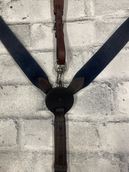 Antares Elastic Breastplate w/ Running Attachment Brown F