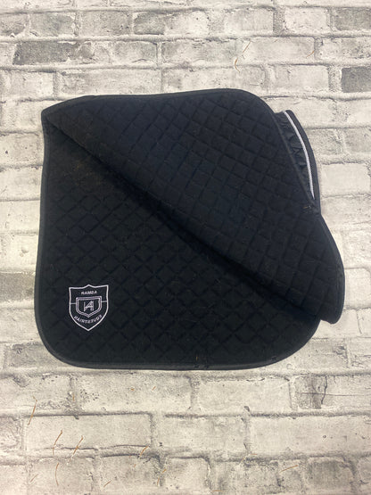 Asmar Dressage Saddle Pad Black/White F