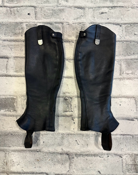 Tucci Leather Half Chaps - C 13" H 16.5"
