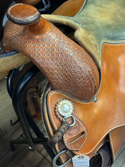 16" Silver Supreme Reining Saddle QH Bars - 7" Gullet