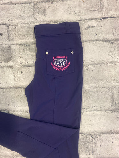 Fouganza KP Breeches Purple Childrens 10