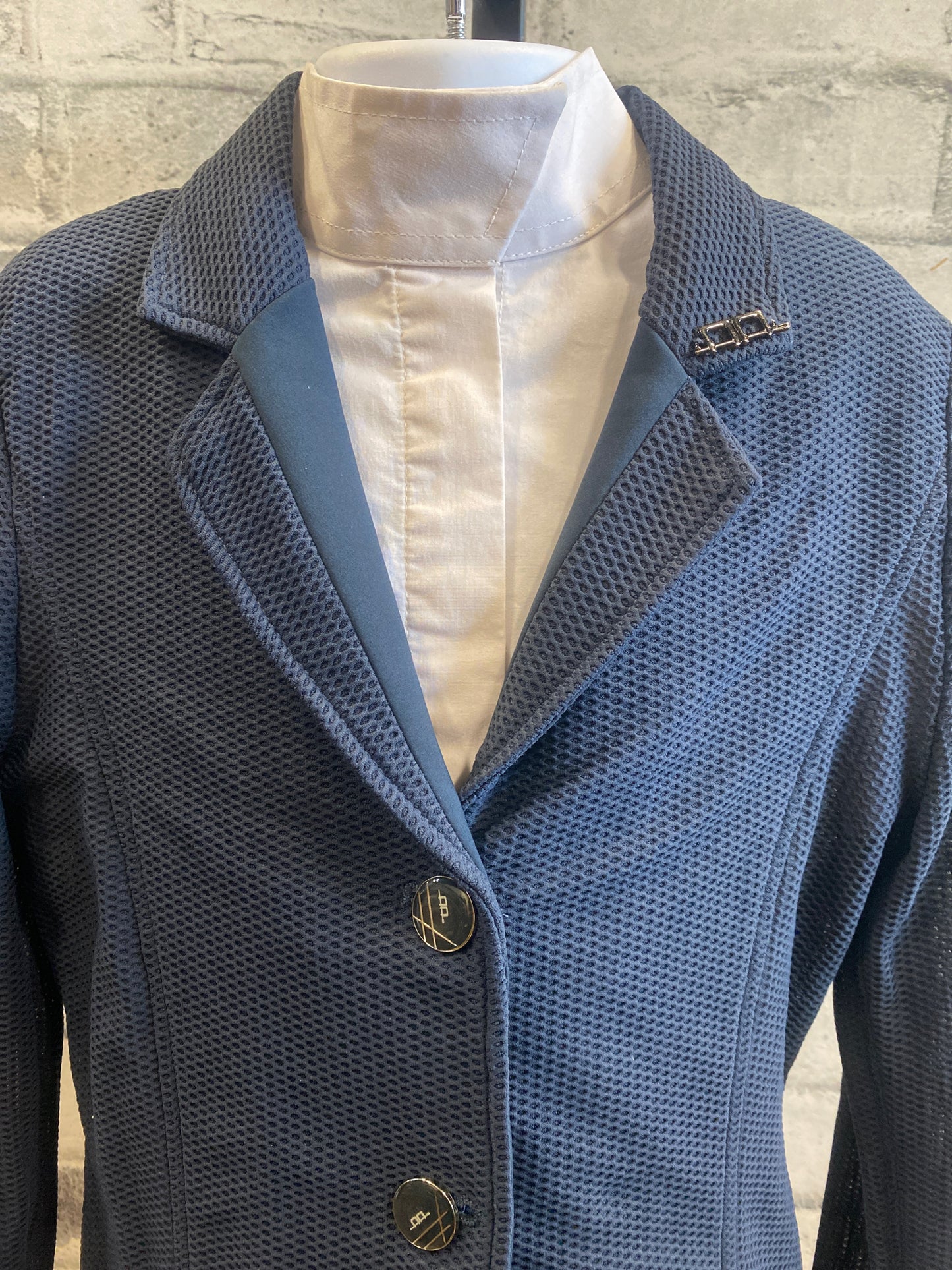 Alessandro Albanese Mesh Show Jacket Navy Childrens 9-10