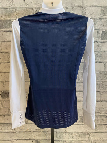 Sync LS Sunshirt Navy & White XS