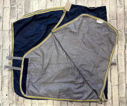 78" Summit Calor 50g Stable Blanket Navy/Yellow