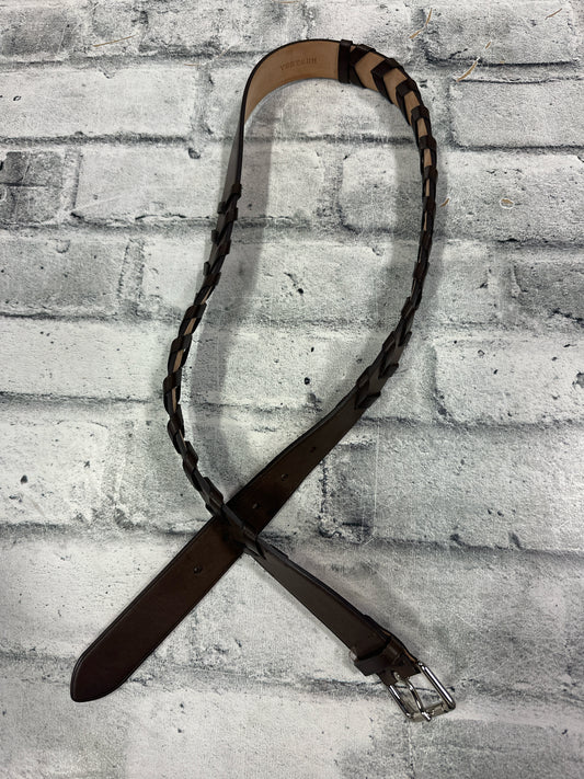 Vestrum Laced Leather Belt Brown 38