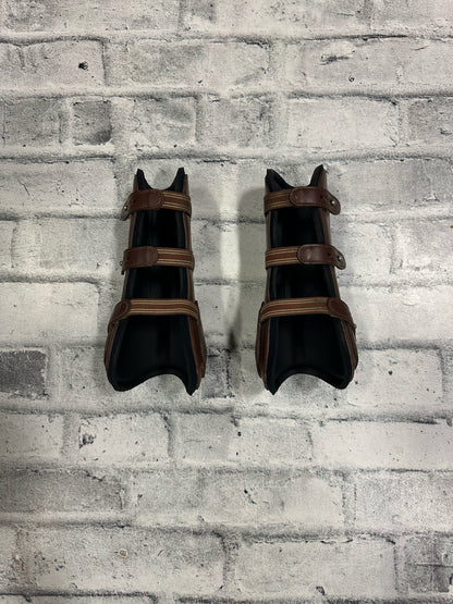 Prestige Open Front Boots Brown M