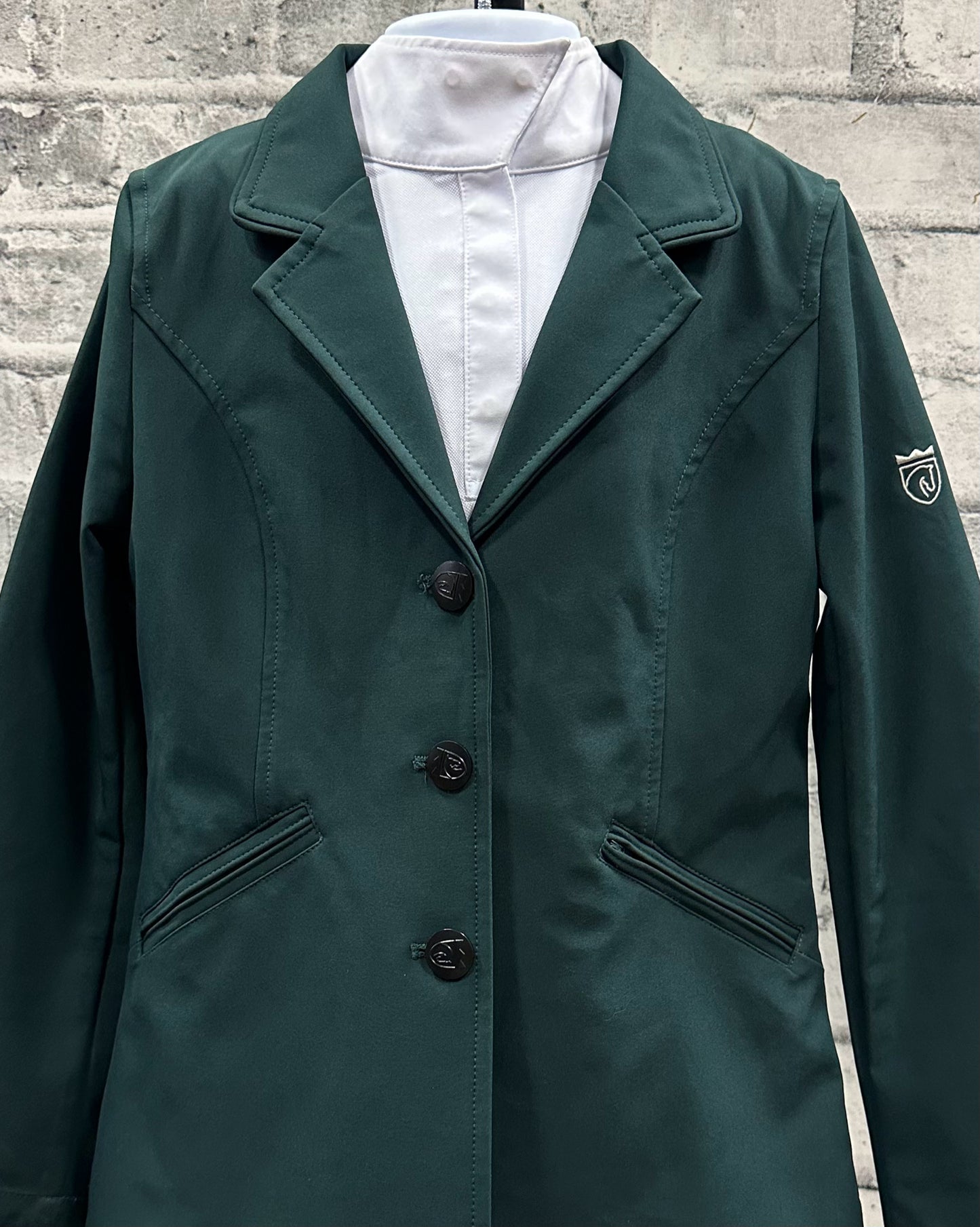 Elation Platinum Show Jacket Green Childrens L