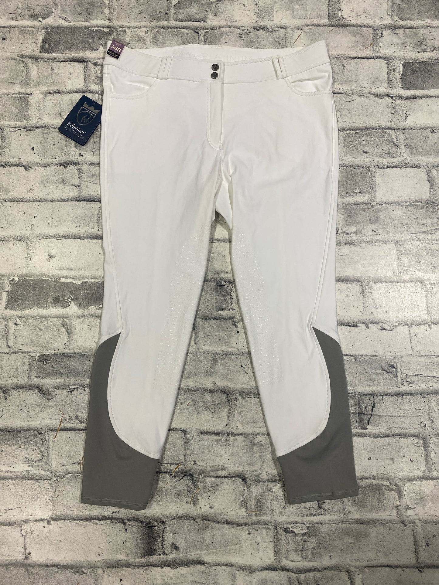 Elation Platinum FS Breeches White 36 NEW