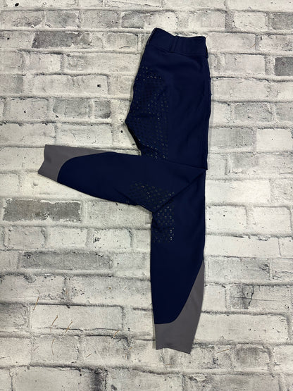 Elation Platinum FS Grip Breeches Navy 26