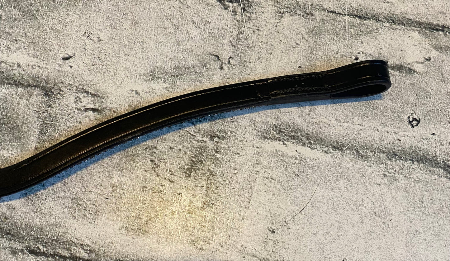 16" Kentucky Horseware U Shaped Browband w/Crystals