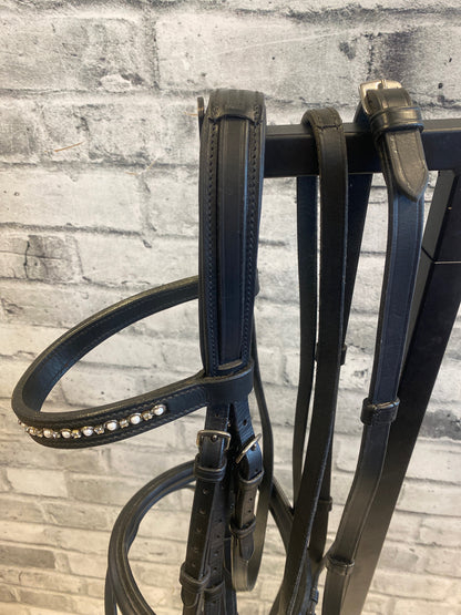 Sebastian & Co Double Bridle w Flash+ Reins