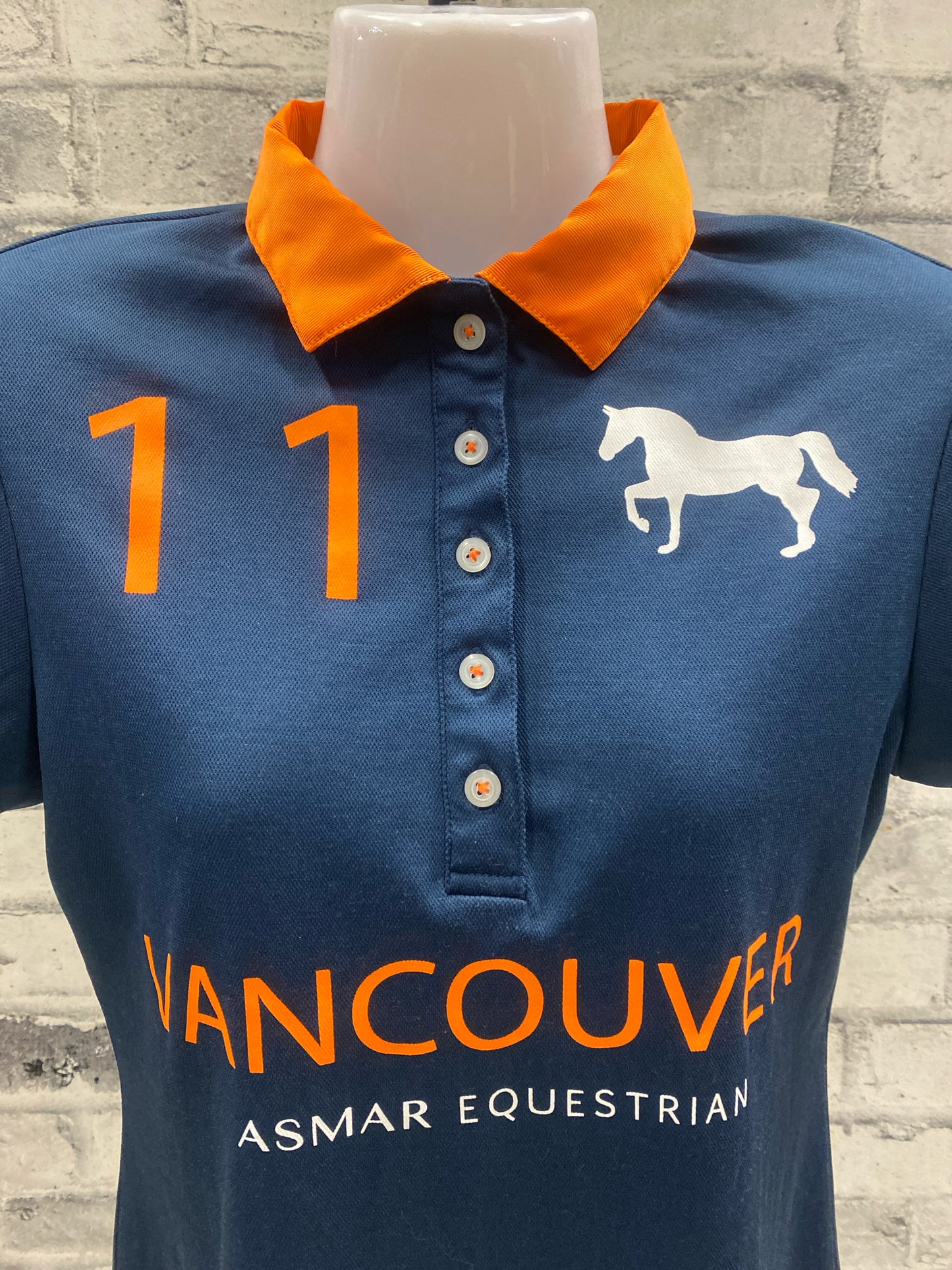 Noel Asmar SS Polo Navy & Orange XS