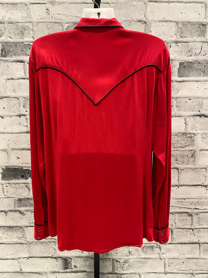 Wrangler Cotton Snap Show Shirt Red XL