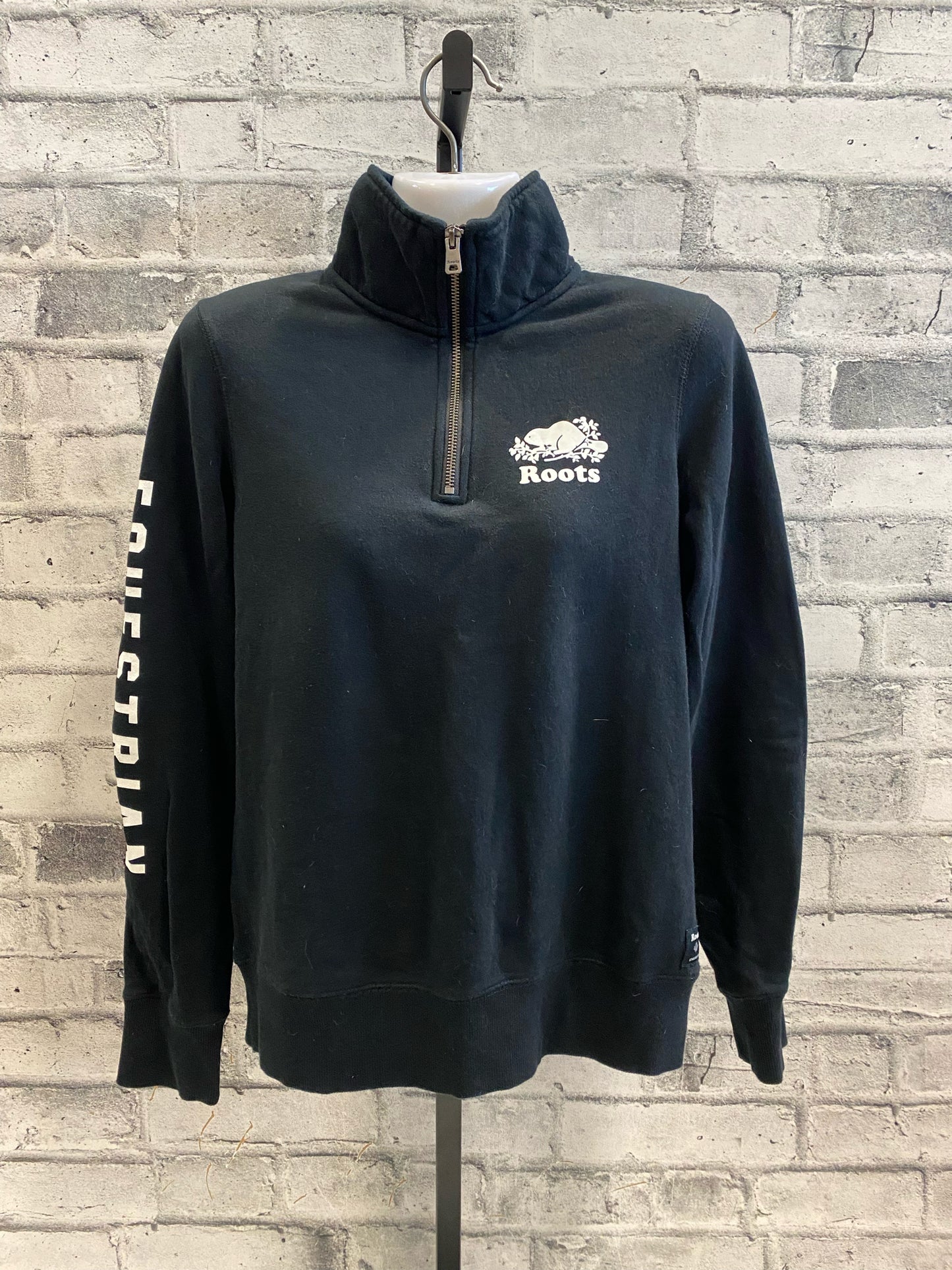 Roots Equestrian 1/4 Zip Black XS
