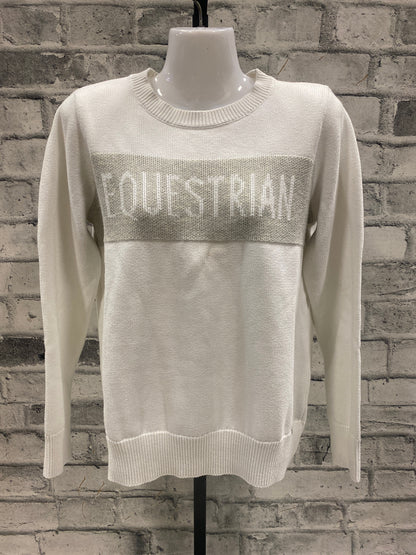 Asmar "EQUESTRIAN" Knit Sweater Cream/Beige M